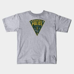 Hawkins Police Department Patch Kids T-Shirt